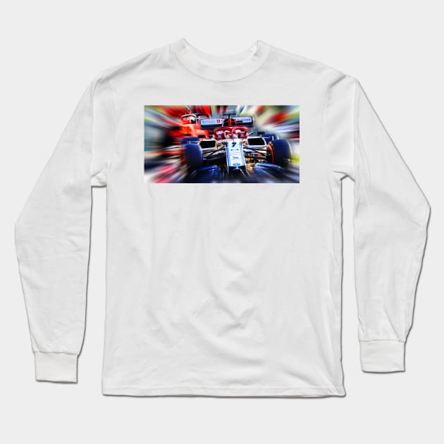 Raikkonen & Vettel Long Sleeve T-Shirt by DeVerviers